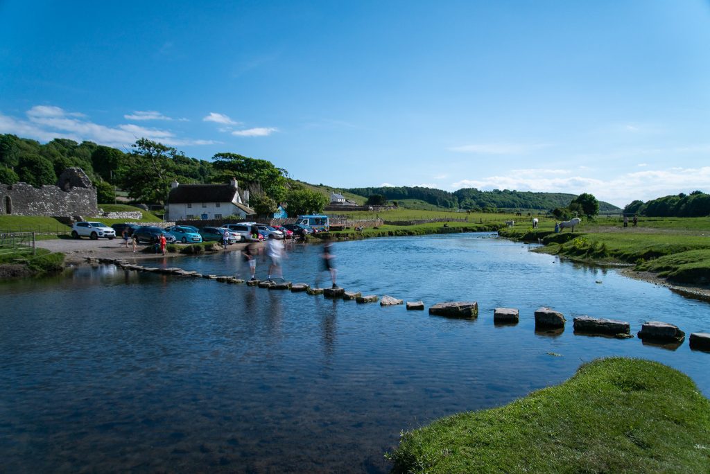 Crossing the river