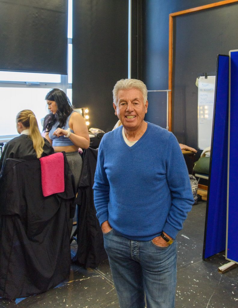 Johnny Tudor backstage