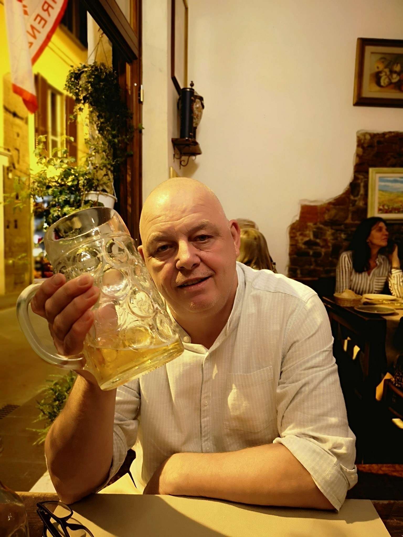 Fine art photographer Charlie Hannah in Florence.